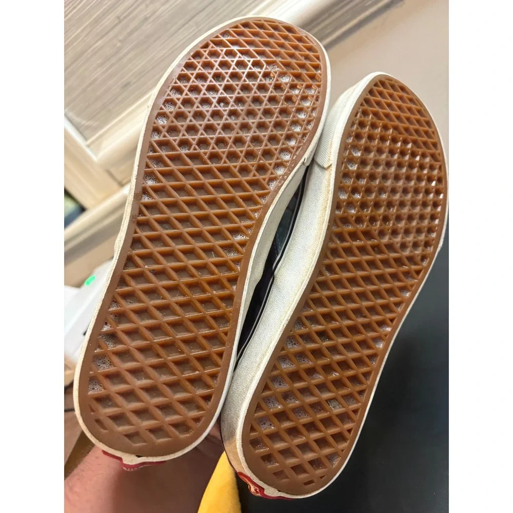 Vans Classic Slip-On Tie Dye Sunburst Purple Yellow Mens 10.5 Womens 12 Sneaker